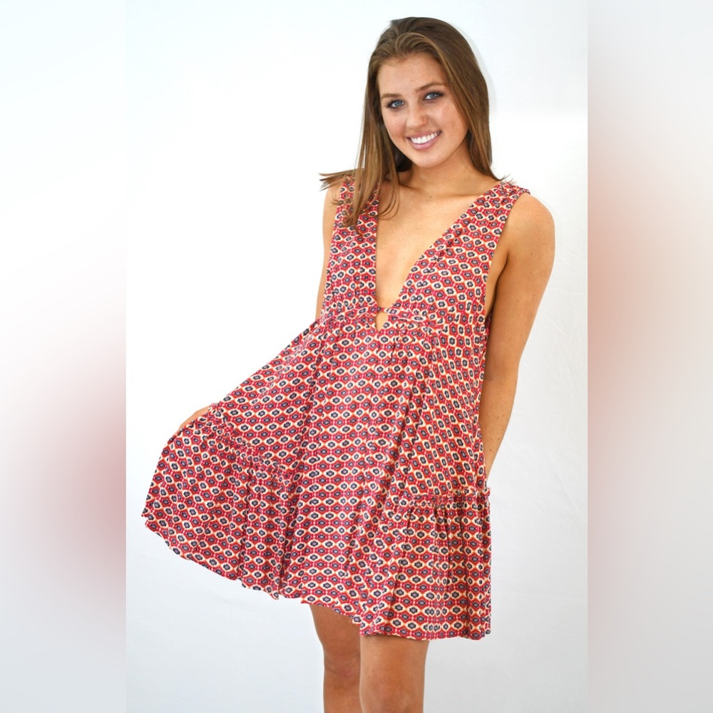 Print dress or coverup
